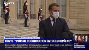 Coronavirus en Europe: Emmanuel Macron appelle à la "plus grande coordination possible entre européens"