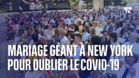 Mariage géant à New York, avec 500 couples, pour oublier la pandémie de Covid-19