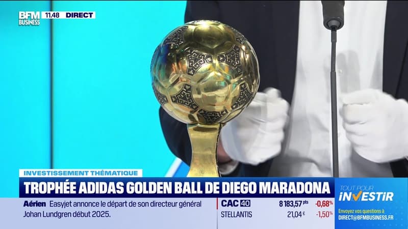 Investissement thématique : Trophée Adidas Golden Ball de Diego Maradona - 16/05