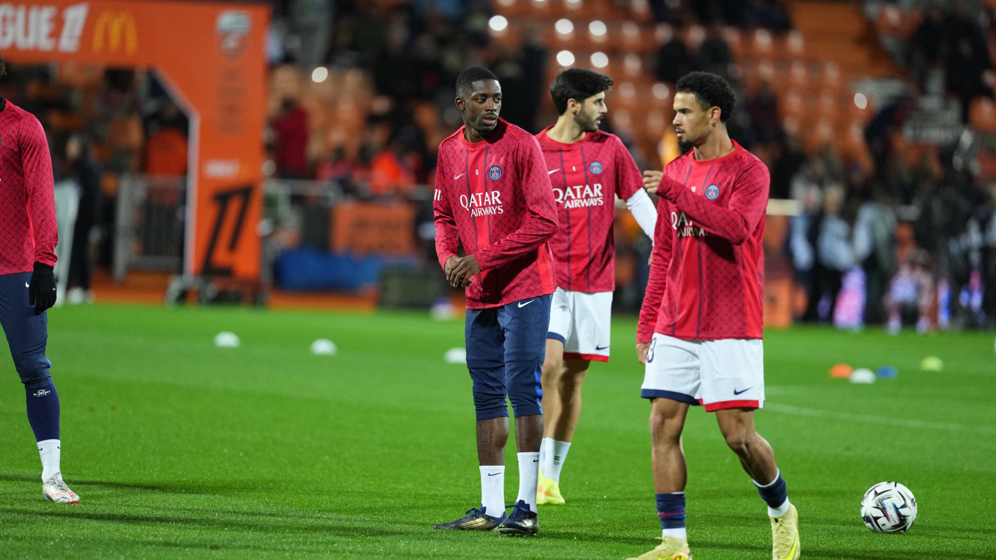 Ousmane Dembélé face à Lorient, le 29 octobre 2025. Ousmane Dembélé face à Lorient, le 29 octobre 2025.