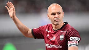 Andrés Iniesta avec le Vissel Kobe en juin 2023