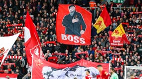 Des supporters de Liverpool le 27/10/2019	