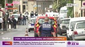 Lyon : des explosifs saisis, un couple interpellé