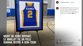 Mort de Kobe Bryant: Le maillot de sa fille Gianna retiré à son tour