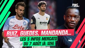 Ruiz, Mandanda, Guedes... les 5 infos mercato du 7 août 2021 (à 12h)