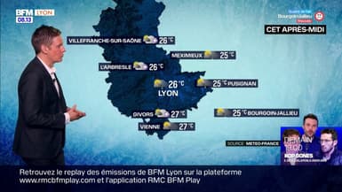Météo Rhône: un dimanche orageux, 26°C attendus à Lyon