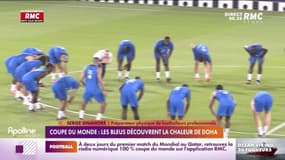 Coupe du monde : les Bleus découvrent la chaleur de Doha 