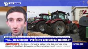 Loi agricole: "Ce texte ne répond pas du tout à la question de la rémunération" réagit Julien Rouger, éleveur et membre des Jeunes Agriculteurs