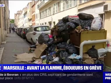 Marseille: la grève des éboueurs prend de l'ampleur à quelques jours de l'arrivée de la flamme olympique