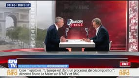 "Décider sous le coup de l’émotion en politique amène à de mauvaises décisions. La France fait déjà beaucoup pour accueillir les migrants (...) Nous sommes un des pays qui accueille le plus de réfugiés"