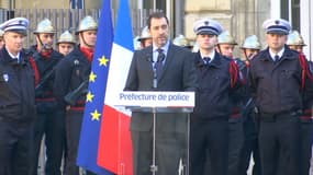 Christophe Castaner à la préfecture de police de Paris, le 21 mars 2019.