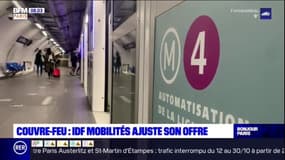 Couvre-feu: Ile-de-France Mobilités ajuste son offre