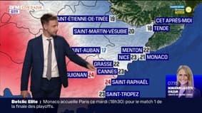 Météo Côte d’Azur: des éclaircies ce mardi malgré la présence de nuages, jusqu'à 23°C à Nice