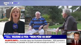 "The news is reassuring": Marine Le Pen assures that her father is "well"