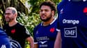 Mohamed Haouas avec le XV de France en octobre 2022