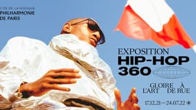 L'affiche de l'exposition "Hip-Hop 360"