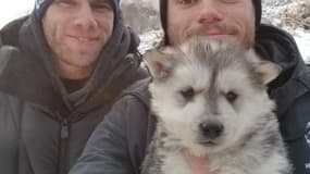 Gus Kenworthy, son ami, et leur chien