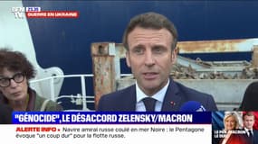 Emmanuel Macron: "Le terme de 'génocide' est défini juridiquement, ça ne doit pas être un terme politique"