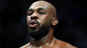 Jon Jones lors de son combat contre Dominick Reyes à l'UFC 247 en février 2020