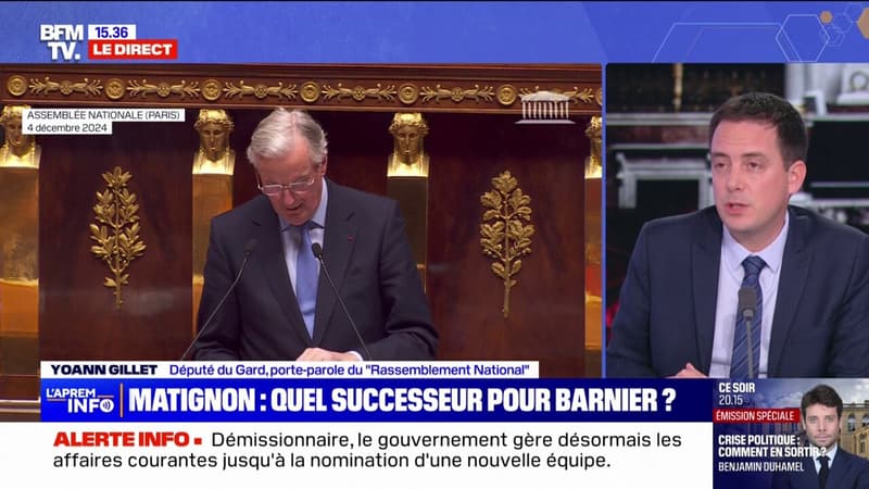 Michel Barnier censuré: 