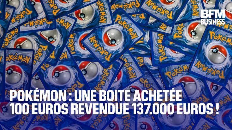 Pokémon : une boite achetée 100 euros revendue 137.000 euros !