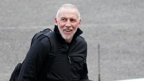 L'entraîneur de Brest, Eric Roy, en marge d'un déplacement en septembre 2024