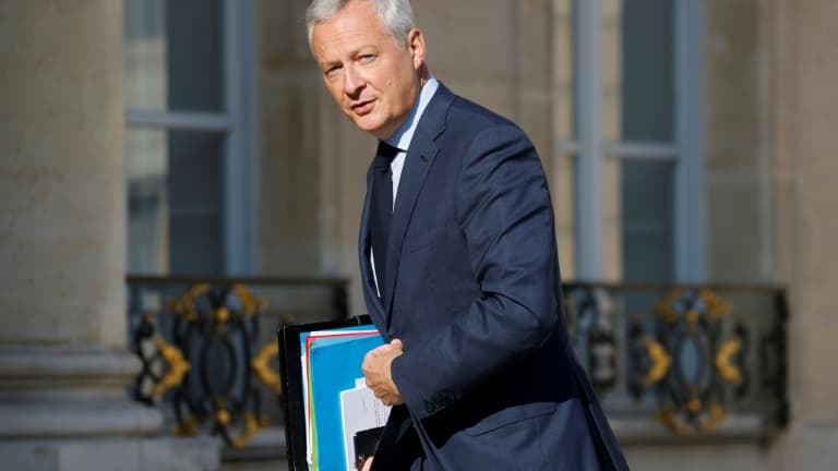 Le ministre français de l'Economie Bruno Le Maire, à Paris, le 31 août 2022