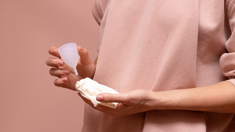 Une cup menstruelle - Illustration.