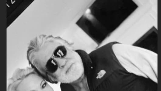 Pamela Anderson et son mari Jon Peters Pamela Anderson et son mari Jon Peters