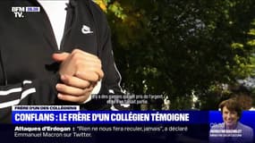Conflans: le frère d'un des collégiens ayant perçu de l'argent témoigne