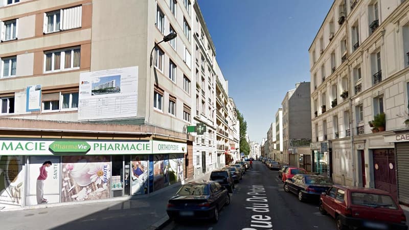 La rue du docteur Pottin dans le 19e arrondissement de Paris