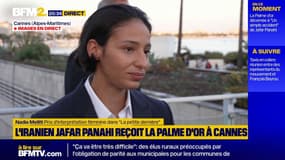 Cannes: la réaction de Nadia Melliti après avoir remporté le prix d'interprétation féminine