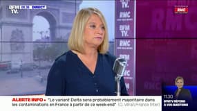 Variant Delta: Karine Lacombe estime que sa progression n'est "pas du tout étonnante". "L'intensité de la quatrième vague dépendra de notre comportement et de la vaccination"