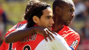 Eric Abidal et Radamel Falcao
