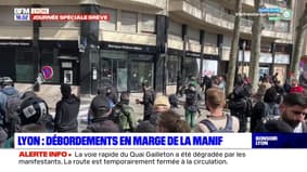 Des débordements en marge de la manifestation contre la réforme des retraites à Lyon