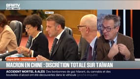 SIGNÉ BFM - Emmanuel Macron en Chine: discrétion totale sur Taïwan