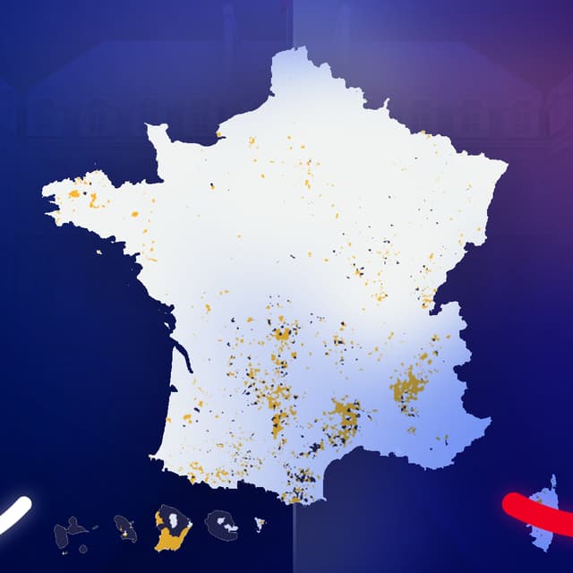 Pour qui ont voté les communes qui ont placé Jean-Luc Mélenchon en tête au premier tour.
