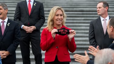 Marjorie Taylor Greene le 4 janvier 2021 à Washington, aux Etats-Unis