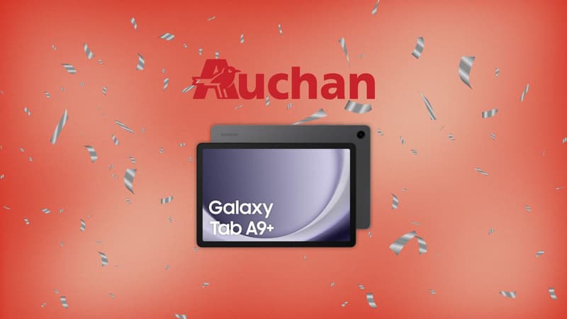 La Samsung Galaxy Tab A9+ à un tarif pareil, c’est Auchan qui nous régale !
