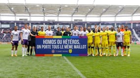 La journée de lutte contre l'homophobie organisée lors de la 35e journée de Ligue 1