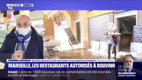 Frédéric Jeanjean, président UMIH Bouches-du-Rhône: à Marseille "les bars et les cafés ne pourront pas rouvrir, ne disposant pas d'une cuisine"
