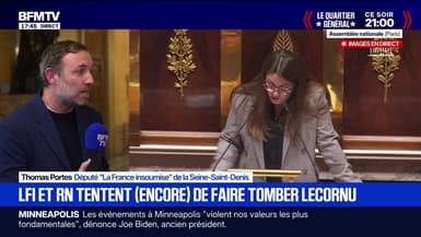 "Il y a une responsabilité politique de censurer", déclare Thomas Portes, député LFI