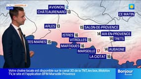 Météo Bouches-du-Rhône: un ciel voilé dans la matinée avant des pluies, jusqu'à 23°C à Marseille