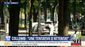 Champs-Élysées: un conducteur armé fonce sur un fourgon de la gendarmerie