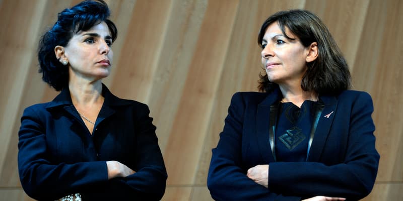 Rachida Dati et Anne Hidalgo.