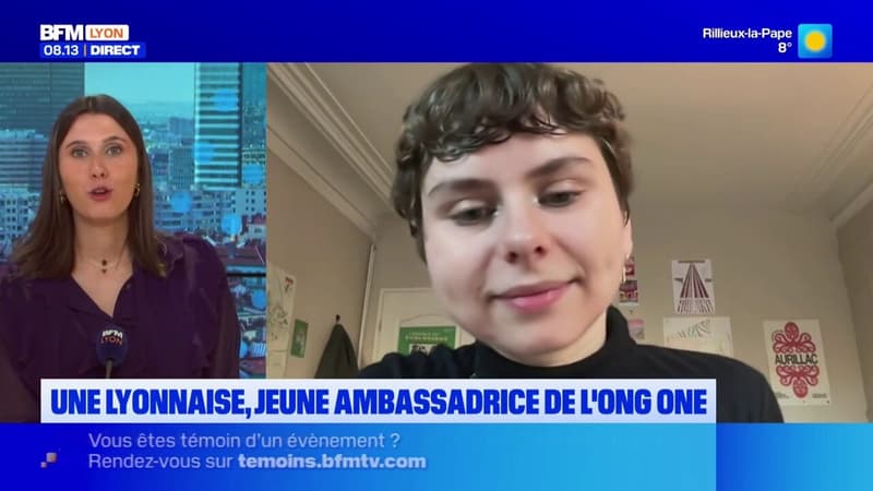 Une lyonnaise, jeune ambassadrice de l'ONG One