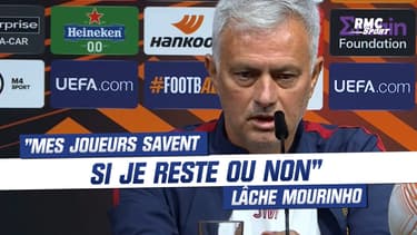 Roma : "Mes joueurs savent si je reste ou non" lâche Mourinho