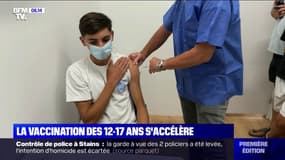 Covid-19: la vaccination des 12-17 ans s'accélère