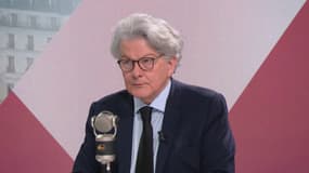Thierry Breton, ancien commissaire européen au Marché intérieur, le 15 mai 2025 sur BFMTV-RMC.