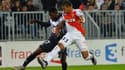 Mbappé lors de sa première titularisation en pro